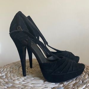 ALDO suede heels
